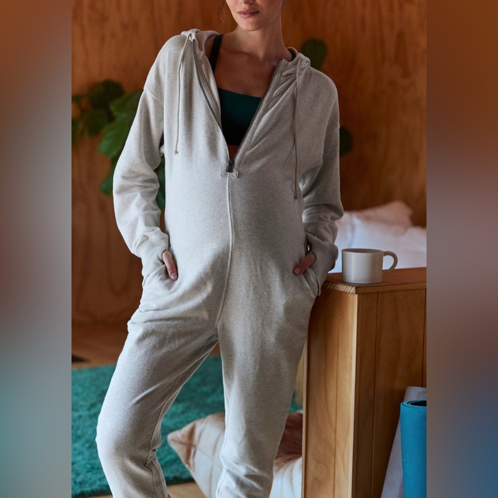 NWT FP Movement x Hatch Warm Up Jumpsuit Size Small MATERNITY Limited Collab
